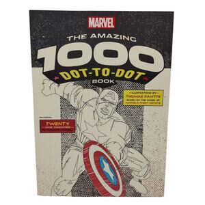 Marvel The Amazing 1000 Dot-To-Dot Book Brand New 2016 Comics Superheroes